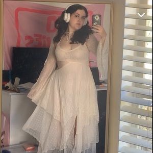 fairydust chronicles lace dress & shrug set dollskill